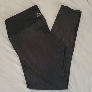 Rbx Black/ Silver Leggings 28in womens sz L